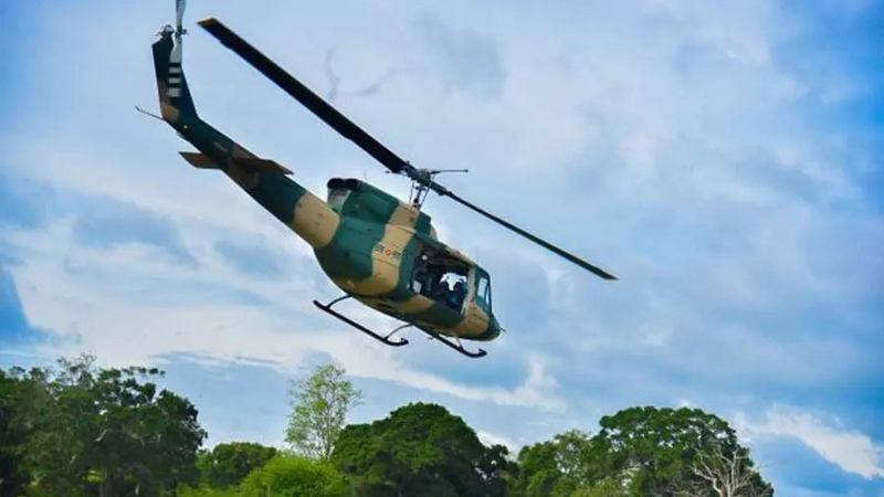 Helikopter Militer Sri Lanka Jatuh ke Danau Saat Demonstrasi, Enam Tewas